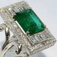 Zenat Colorful Green Cubic Zirconia Rings