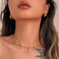 Zenat Tassel 18k Gold Plated Stainless Steel Tarnish Free