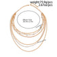 Zenat multi-layered Slender Pearl Round Necklace