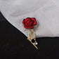 Zenat Sweet Flower Rhinestone Lapel Pin Brooch
