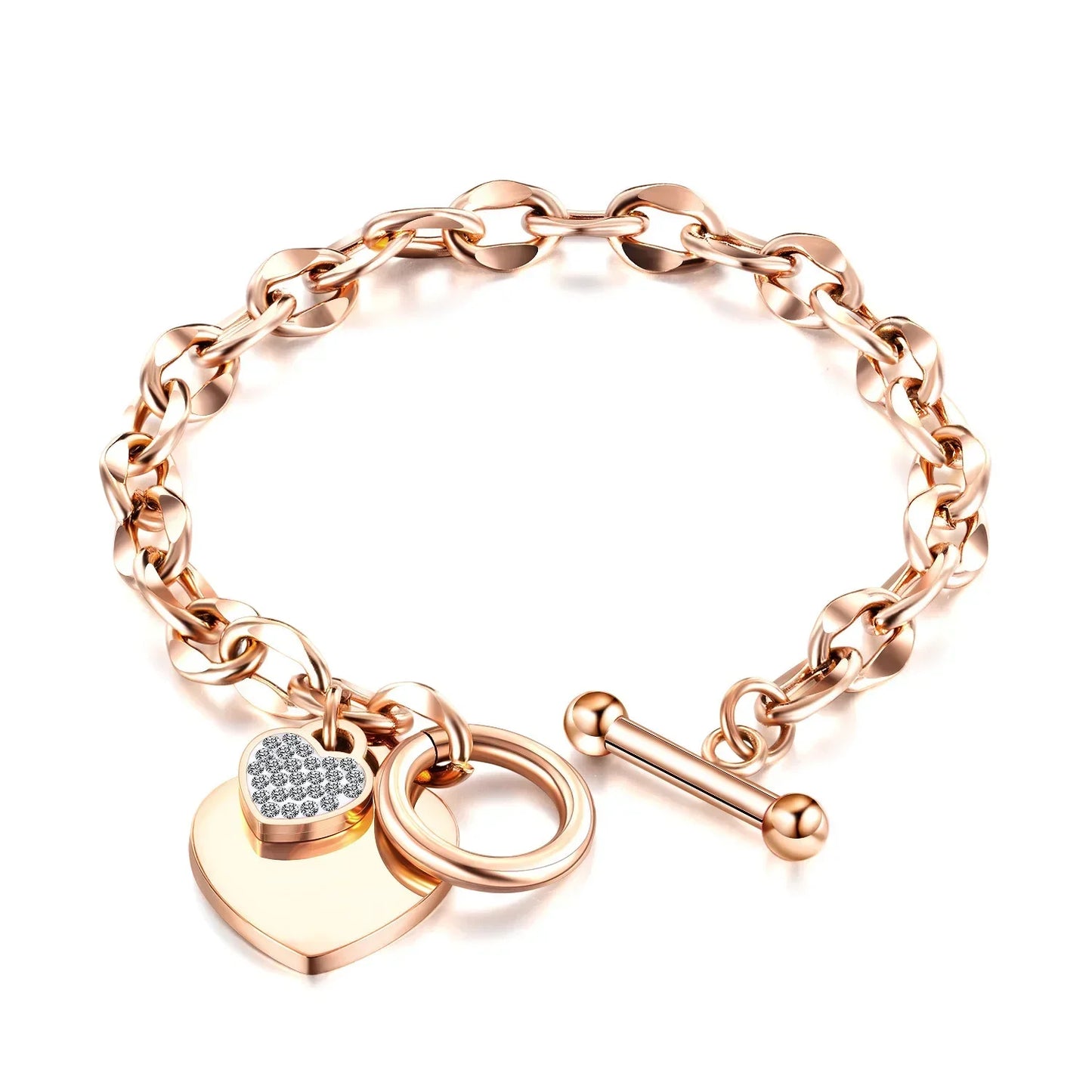Zenat No Fade Stainless Steel Gold Plated Bracelet