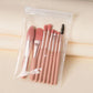 Zenat 8-Piece Portable Soft Makeup Brush Set