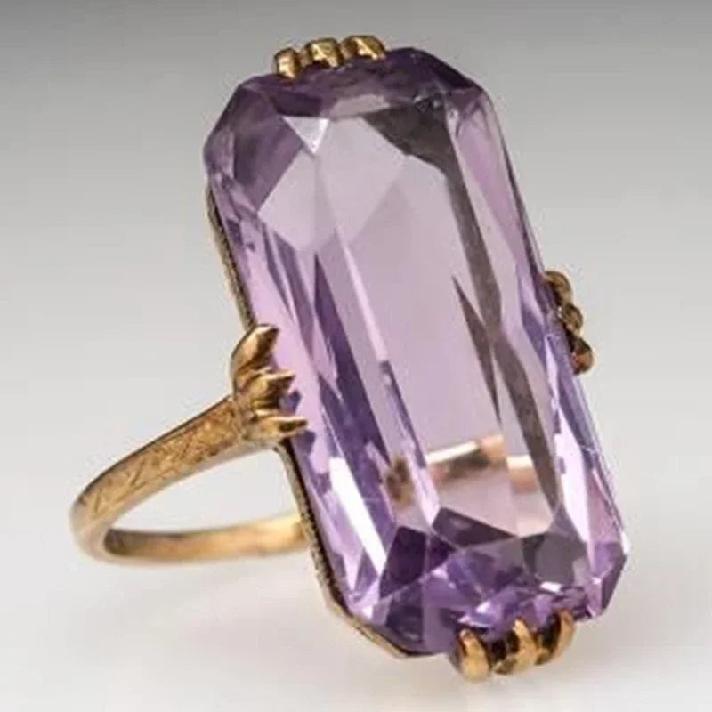 Zenat Sparkling Crystal Zircon Women's Ring