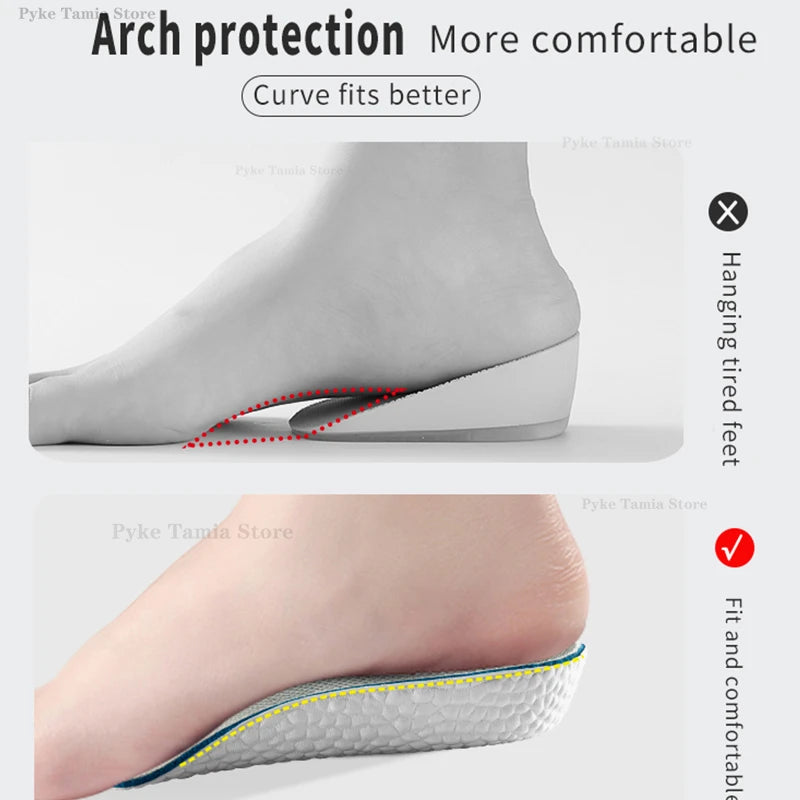 Zenat Height Increase Orthopedic Memory Foam Insoles