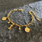 Named Letters 18K Gold-plated Stainless Steel Bracelet