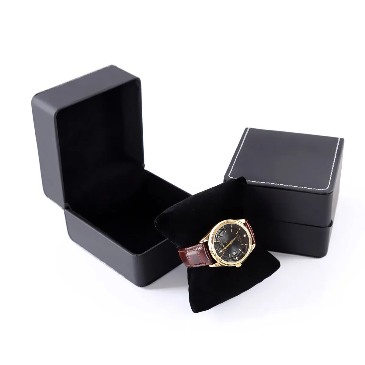 Black Box Leather for Bracelet or Watch