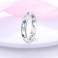 Zenat Celestial Blue Moon Sun Crystal Ring