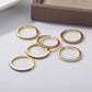 Zenat Mini Green Zircon Adjustable Ring