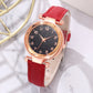 Zenat 6PCS Set Red Cherry Strap with Jewelery