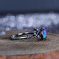 Zenat Opal Leaf Style Ring – Trendy Chic
