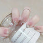 Zenat 24Pcs Glitter Diamond Press-On Nails