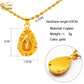 ANIID Dubai Golden Necklace Nigerian Bridal Wedding Fashion Hollow Flower Chain Pendant Indian Arab Kids Jewellery For Girls