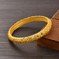 Bangrui 24K Dubai Gold Color Bangles Free Size
