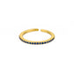 Zenat Mini Green Zircon Adjustable Ring