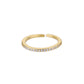 Zenat Mini Green Zircon Adjustable Ring
