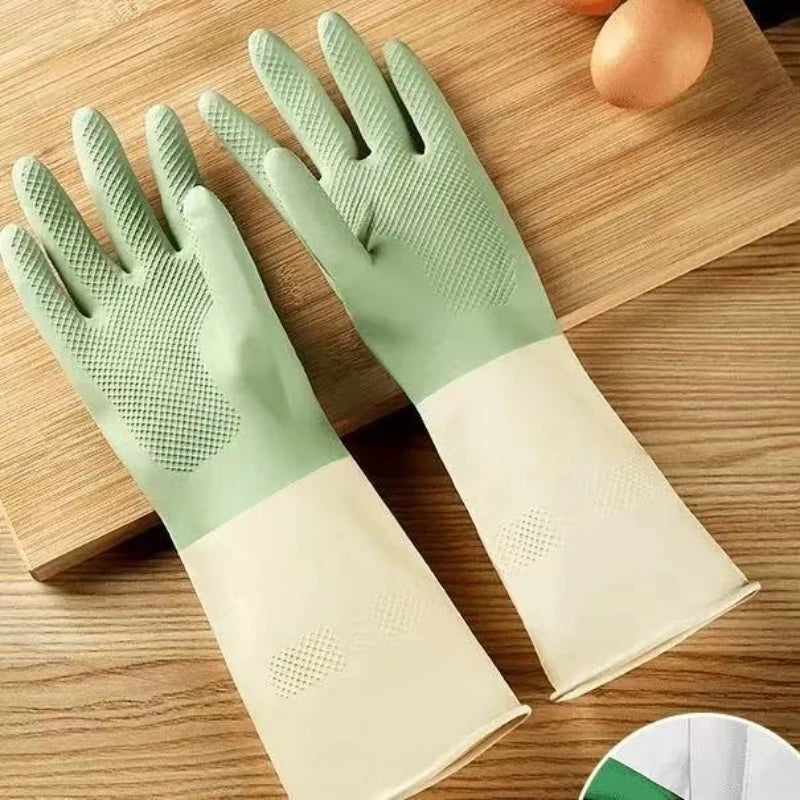 Zenat Thick Waterproof Latex Kitchen Gloves