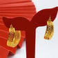 Zenat Dubai Gold Plated Hollow Earrings – Fine Jewelry
