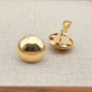 Zenat Golden Woven Clip-On Earrings – Geometric Non-Pierced