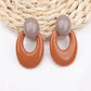 Zenat Brown Beer Bottle Pendant Drop Earrings for Women