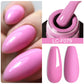 Zenat Bright Red Sparkling Glitter Gel Nail Polish
