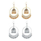 Zenat 2025 Retro Tassel Drop Jhumka Earrings