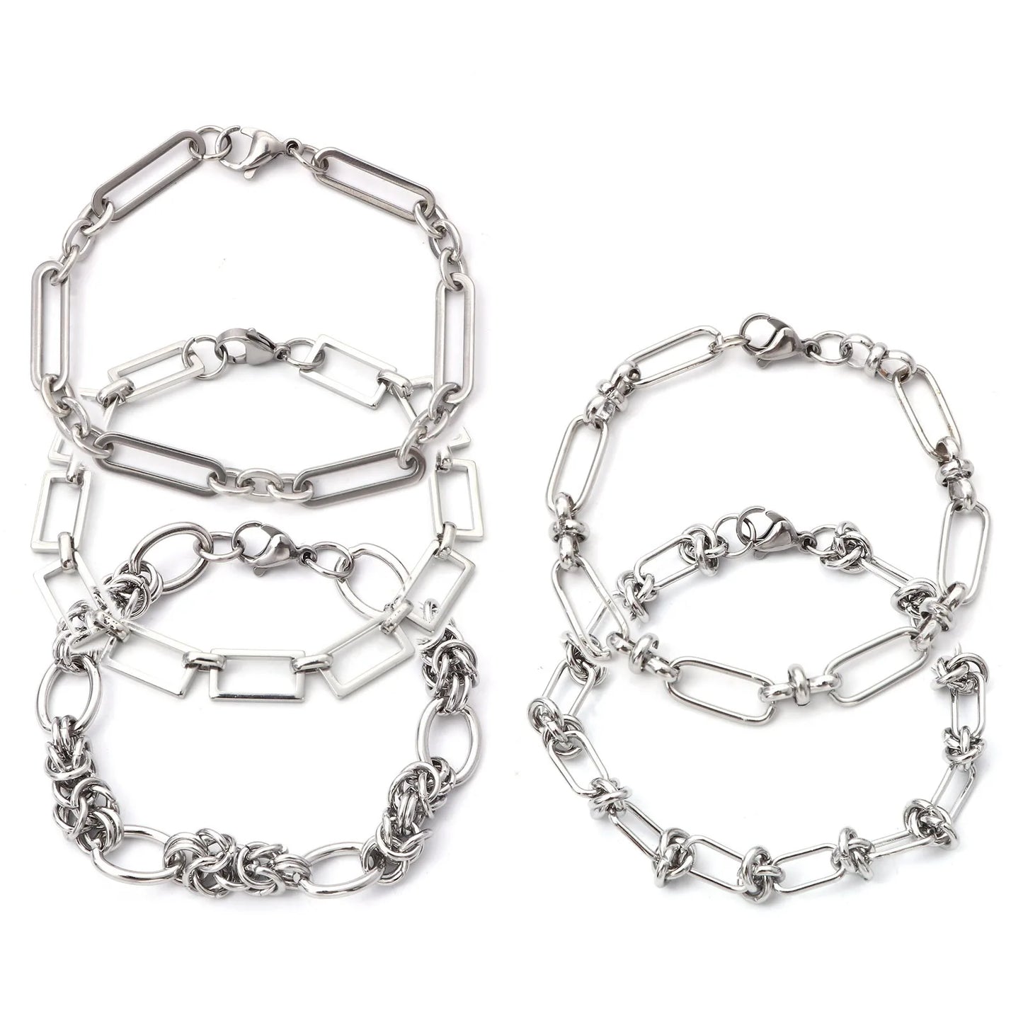 Lobster 304 Stainless Steel Punk Bracelets