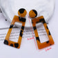 Zenat Brown Beer Bottle Pendant Drop Earrings for Women