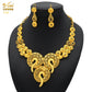 Zenat Luxury Indian style Jewelry Sets 24K Golden