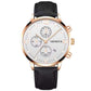 Zenat Geneva Wristwatch Alloy Case Leather