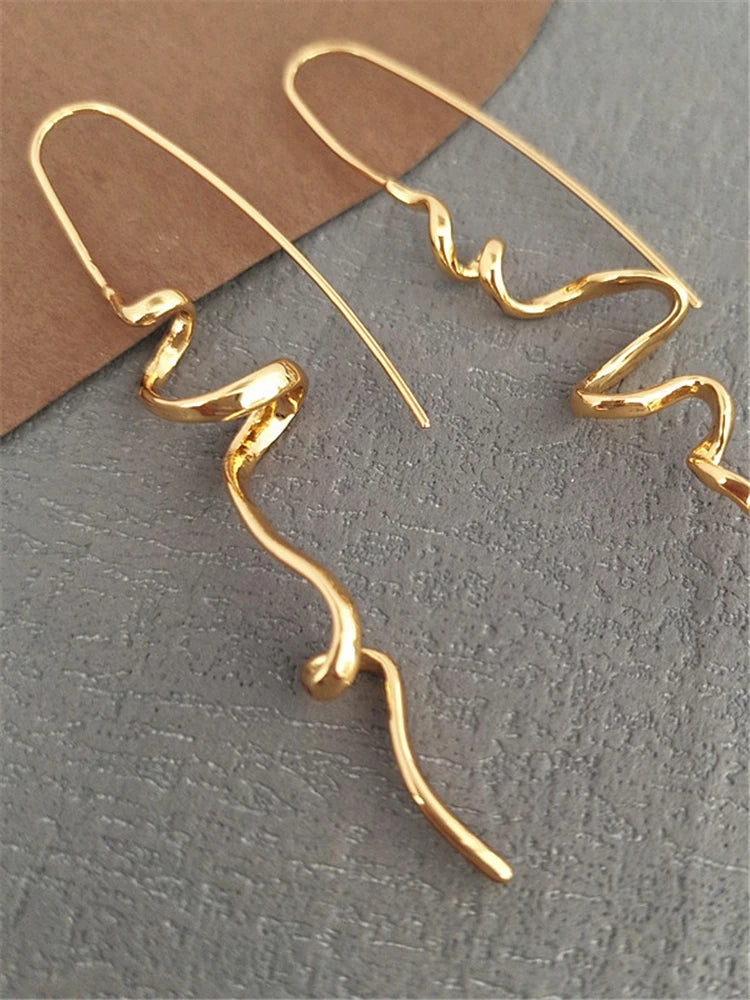 Zenat 3D Abstract Earrings – Stylish Retro Women Jewelry