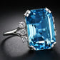 Zenat Sparkling Crystal Zircon Women's Ring