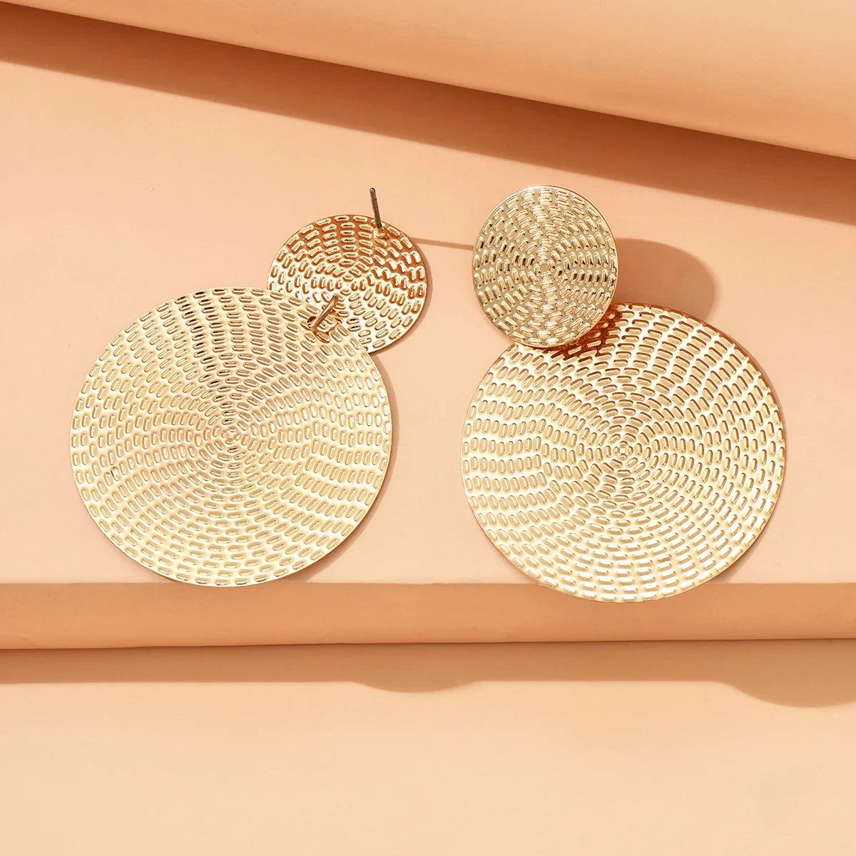 Zenat Bohemian Geometric Round Earrings for Women
