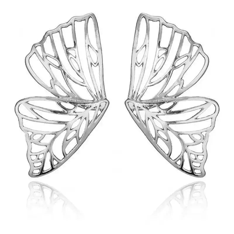 Zenat 925 Silver Leaf & Flower Earrings – Trendy 2025