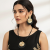 Zenat 3PC Earrings & Necklace Set – Geometric Jewelry