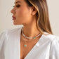 Zenat 3PC Ethnic Sunflower Beaded Necklace Set