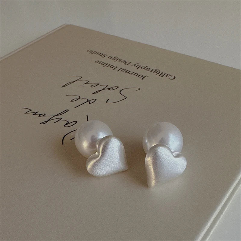 Zenat Brushed Frosted Semicircle Earrings – Luxurious 2023