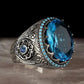 Zenat Colorful Green Cubic Zirconia Rings