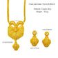 Zenat Dubai style 24K Gold Color Necklace Earring Jewelry Set For Women