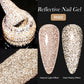 Zenat Bright Red Sparkling Glitter Gel Nail Polish