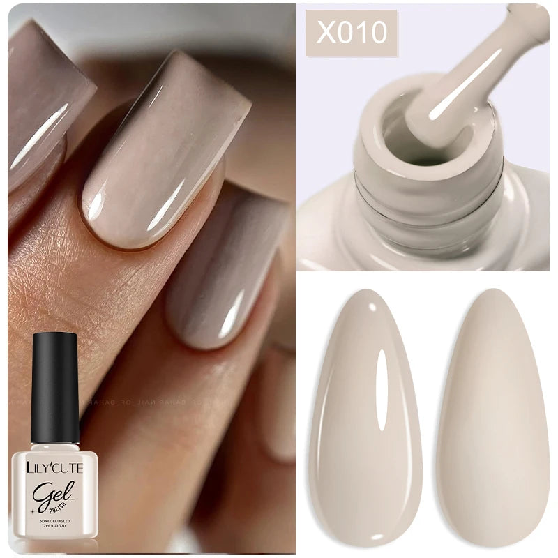 Zenat Red Autumn Winter Gel Nail Polish