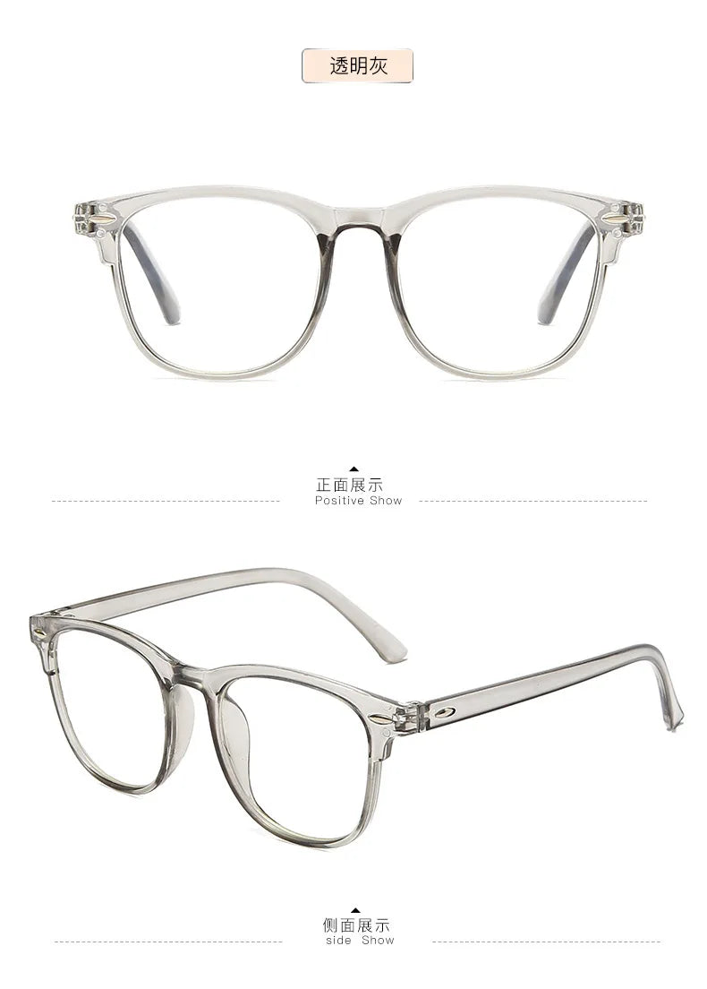 Glasses Ultralight Retro Transparent Frame Plain Men Women Fashion Glasses for Wedding Party Decorate Eyeglasses Fake Glasses