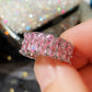 Fashion Luxury Cubic Zirconia Engagement Rings for Women Marquise Crystal Wedding Ring Party Jewelry Gift