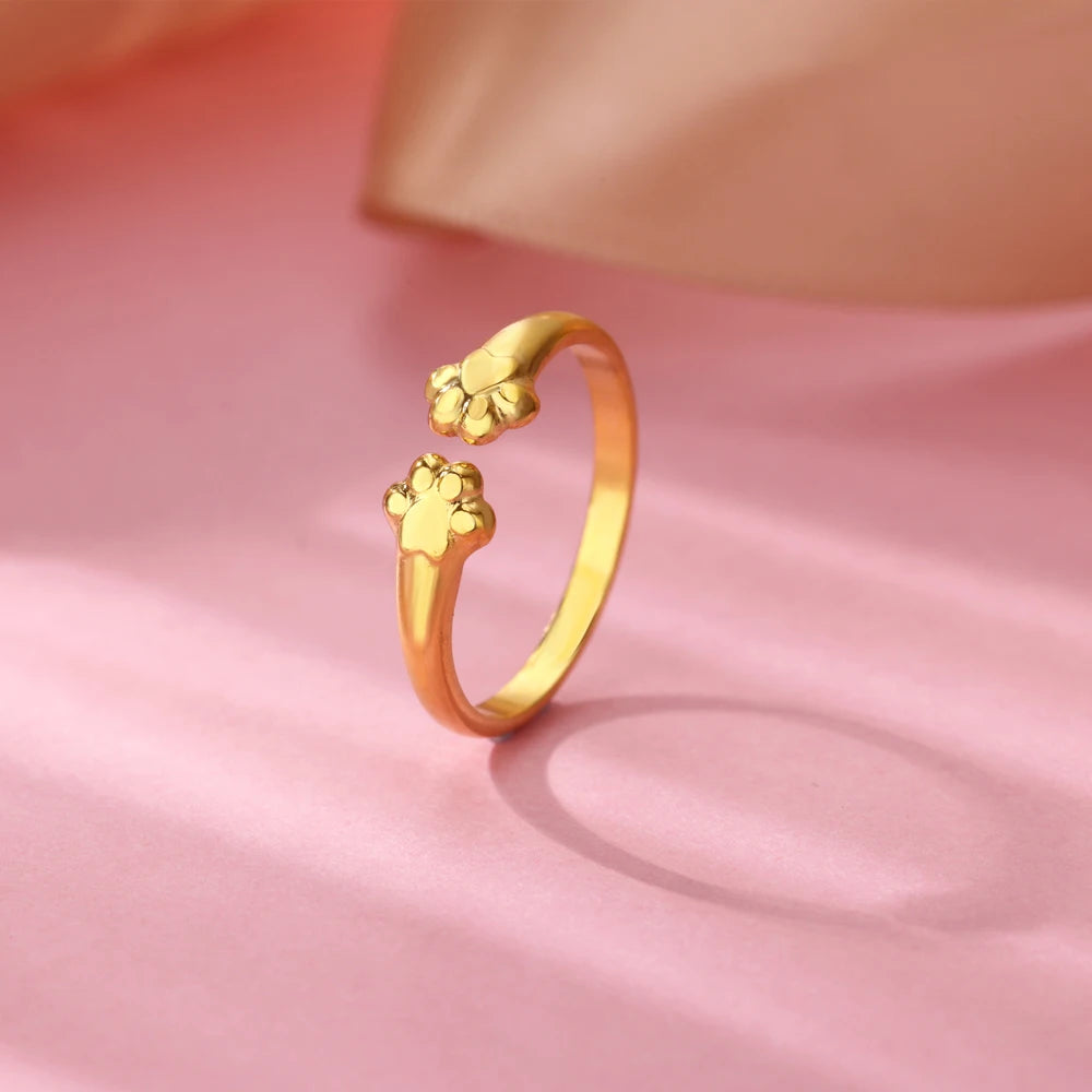 Zenat Zircon Geometric Evil Eye Adjustable Ring