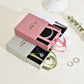 Portable Necklace Gift Box Velvet-Lined