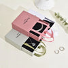 Portable Necklace Gift Box Velvet-Lined