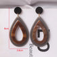 Zenat Brown Beer Bottle Pendant Drop Earrings for Women