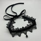 Zenat Sexy Lace Flower Velvet Choker Necklace for Women