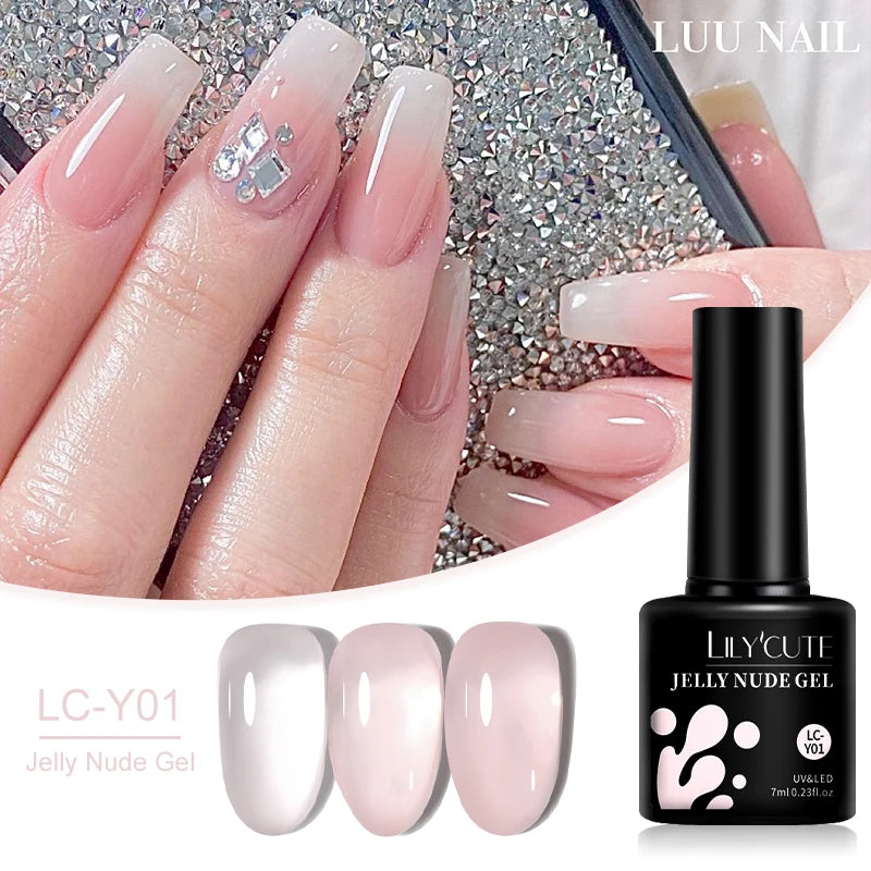 Zenat Translucent Jelly Gel Nail Polish