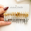 Zenat 6-Pair Elegant Daily Wear Earrings Set