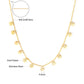 Zenat Golden Chains Necklaces Star Heart Stainless Steel